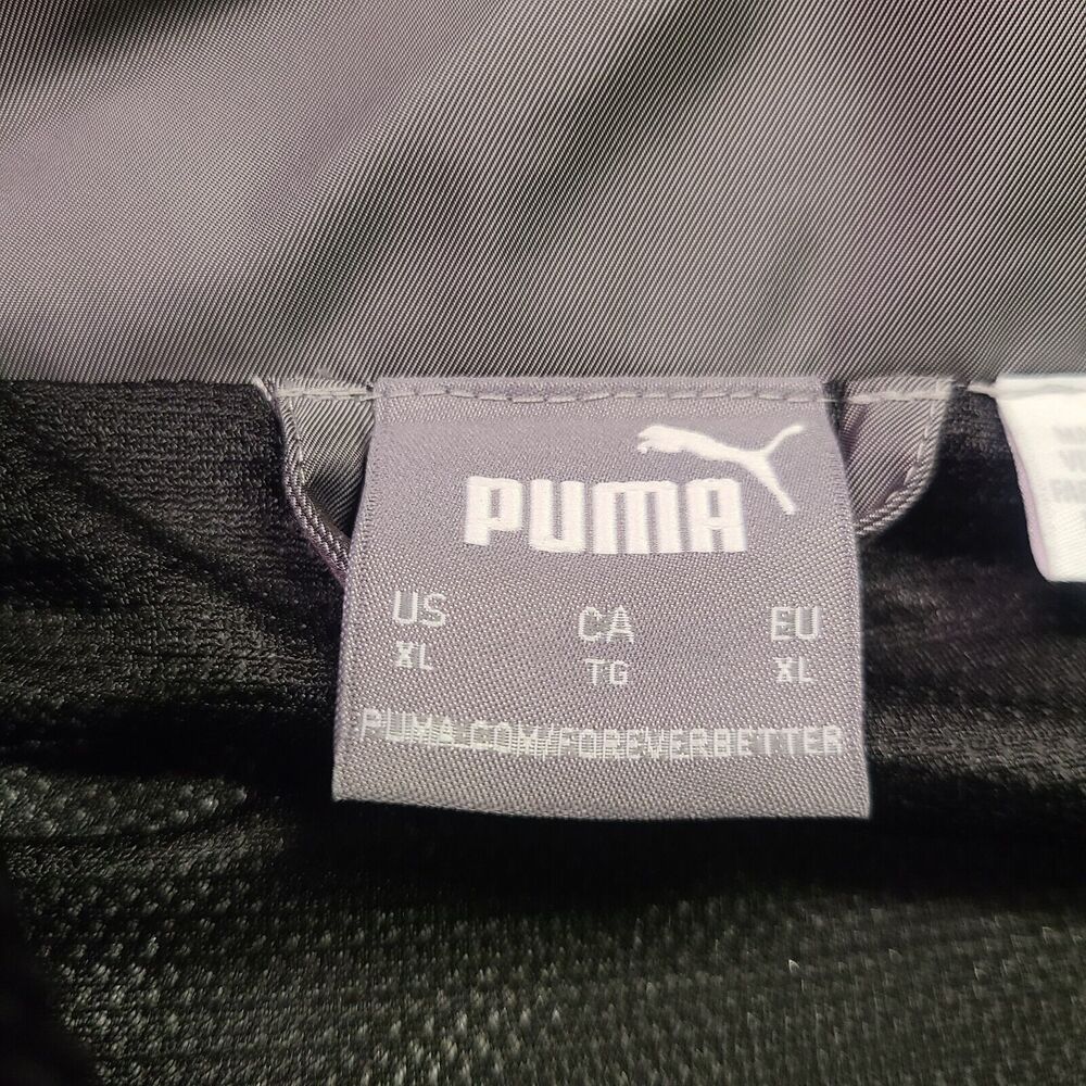 Puma Jacket Mens XL Conqr Full-Zip Raincell Outdoor Outerwear Silver 520513-06 - Picture 11 of 16